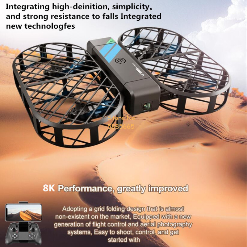Rc Helicopter Case - Kamera HD 8K 360 ° Perlindungan