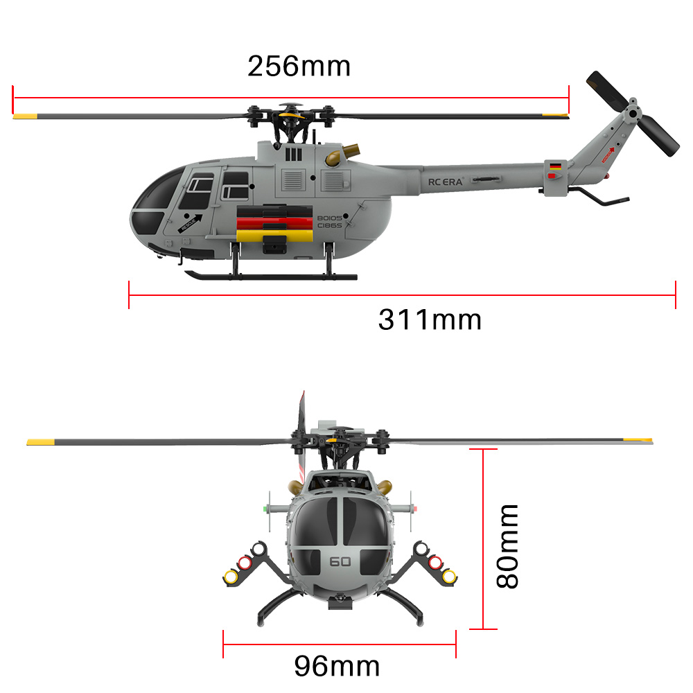 Helikopter RC ERA C186S BO105  - Rc Helicopter Gyro ulasan dan harga
