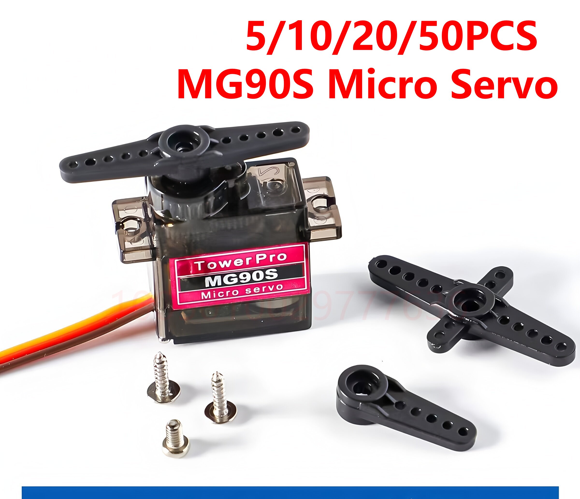Servo MG90S 5/10/20/40Pcs Semu - Rc Helicopter Servo ulasan dan harga